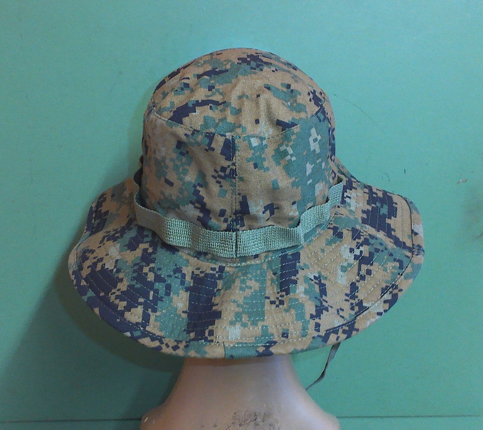 US Marine Corps USMC Woodland MARPAT Camo Jungle Boonie Sun Hat Cap All Sizes