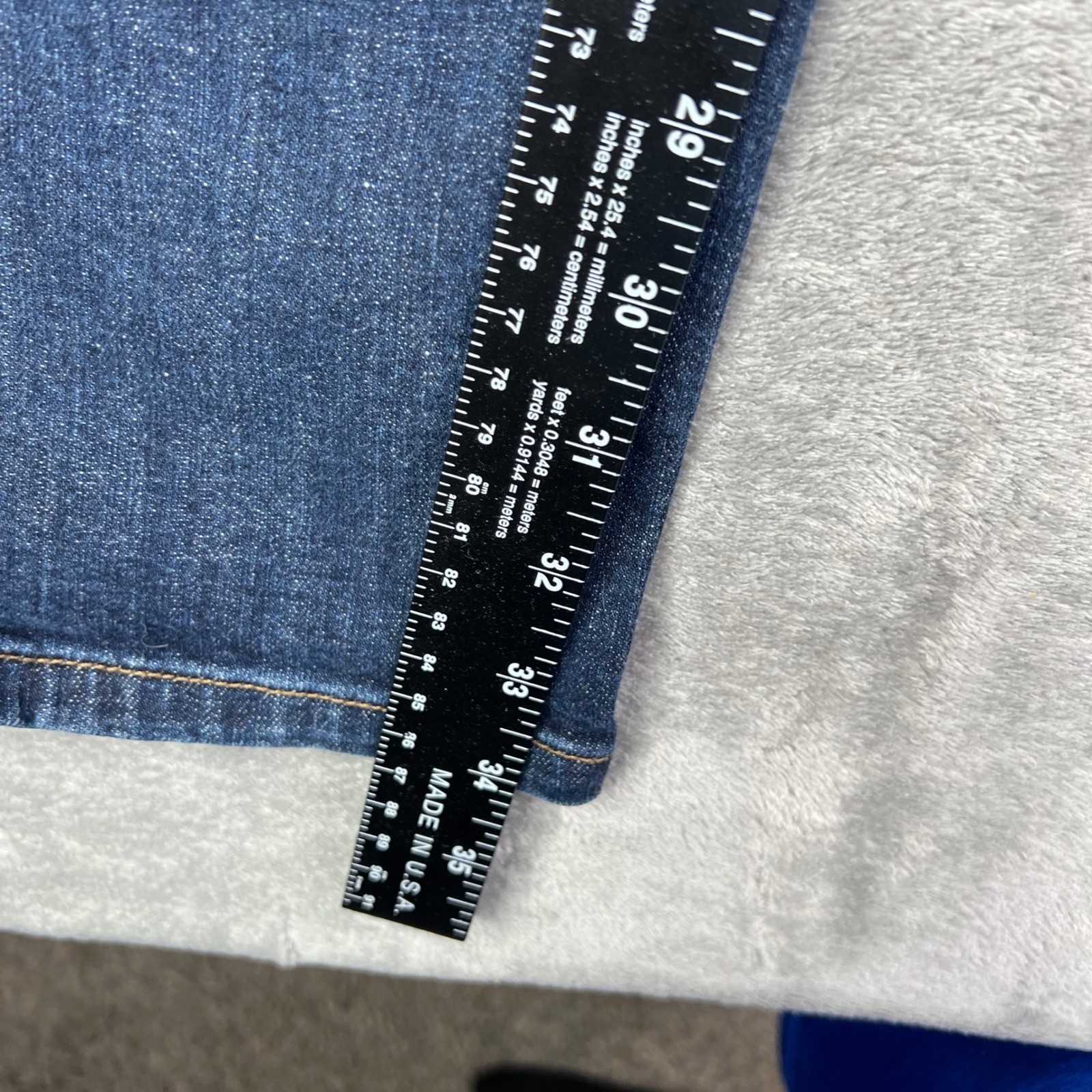 Wrangler Retro Slim Straight Jeans Mens 34×34 Blue Medium Wash Western Denim