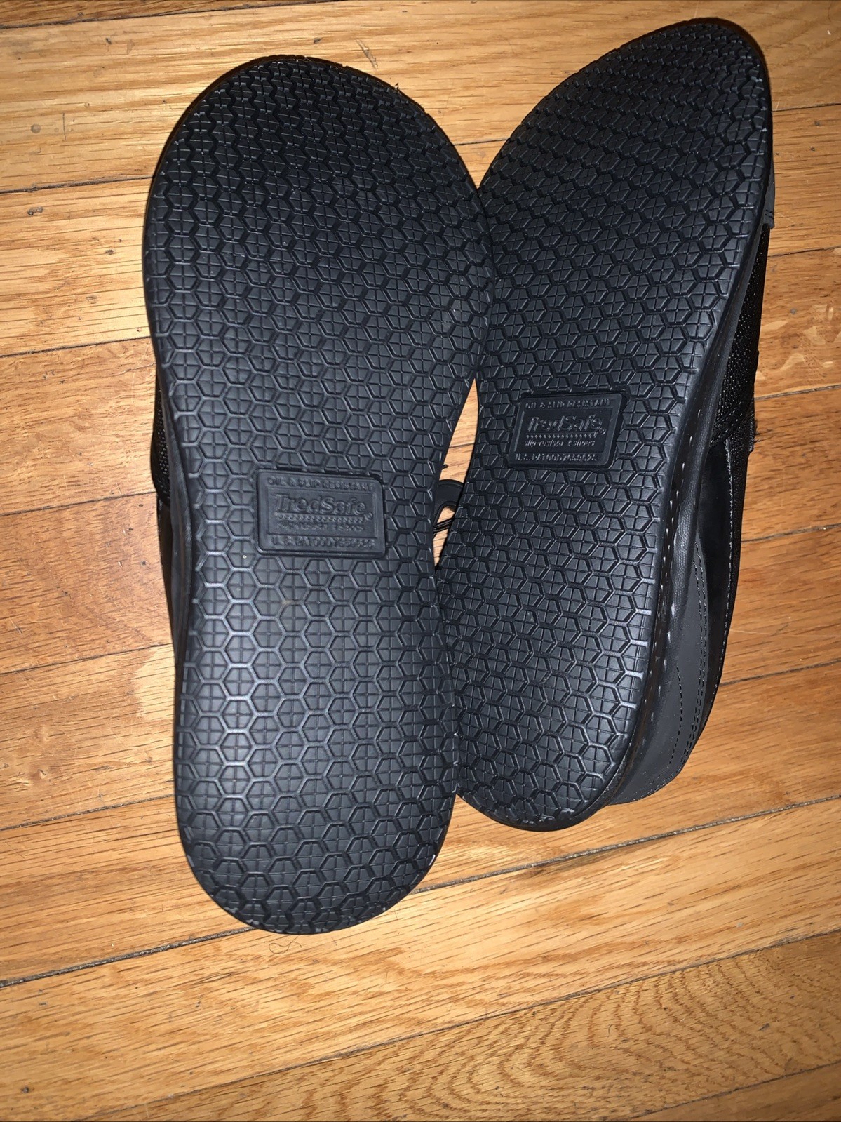 TREDSAFE – Black Sara II Slip-On & Slip Resistant Shoes – NEW! w Tags Size 10