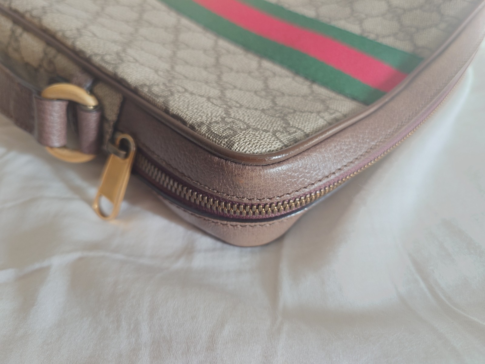 Gucci Ophidia GG Supreme Shoulder Crossbody Small Messenger Bag 547926 VG-EX