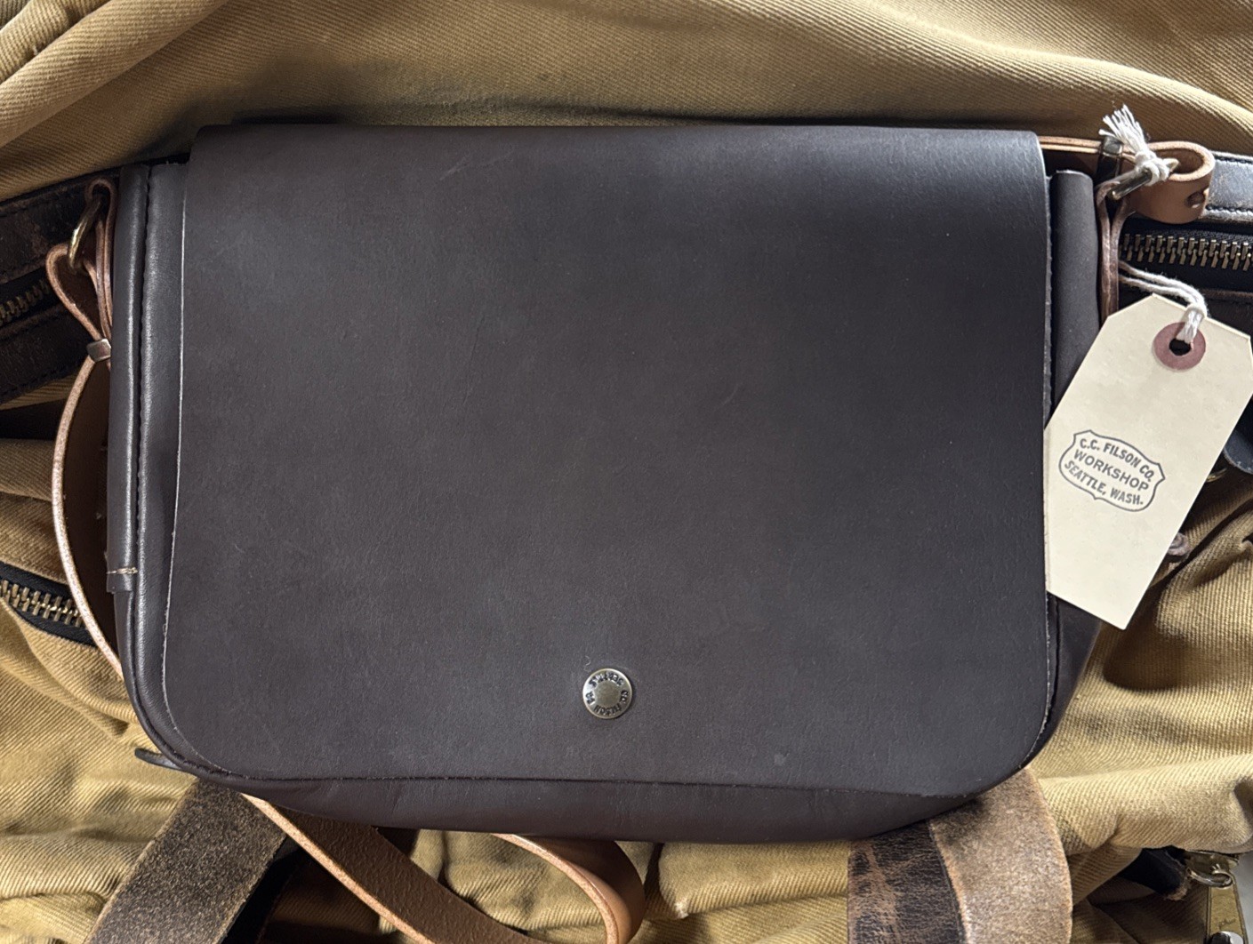 Filson Workshop Small Satchel Bag Made In The USA Limited #22 of 50