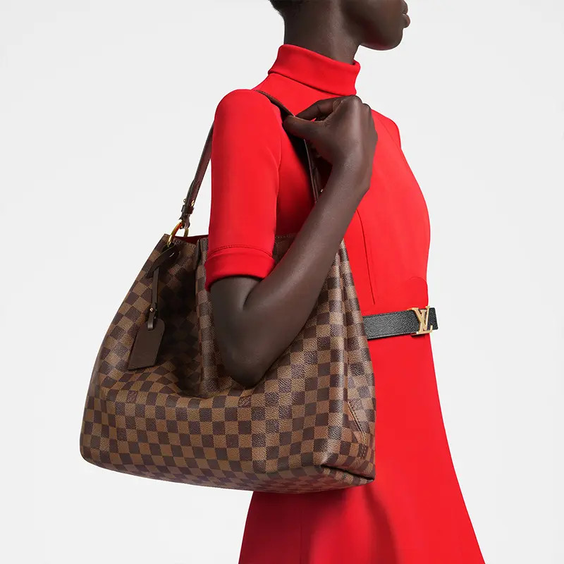 LOUIS VUITTON Graceful Hobo Bag Shoulder Bag Medium Women’s 16×5.5×13.7 in
