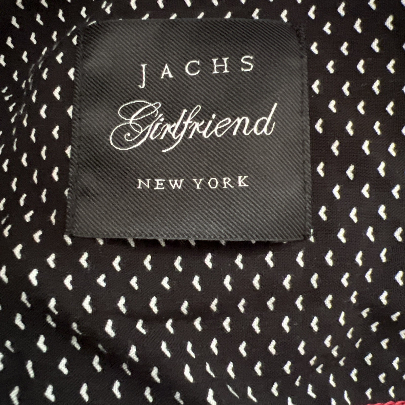 Jachs New York Girlfriend Ladie’s S Shirt Top Blouse Short Sleeve Black Dots
