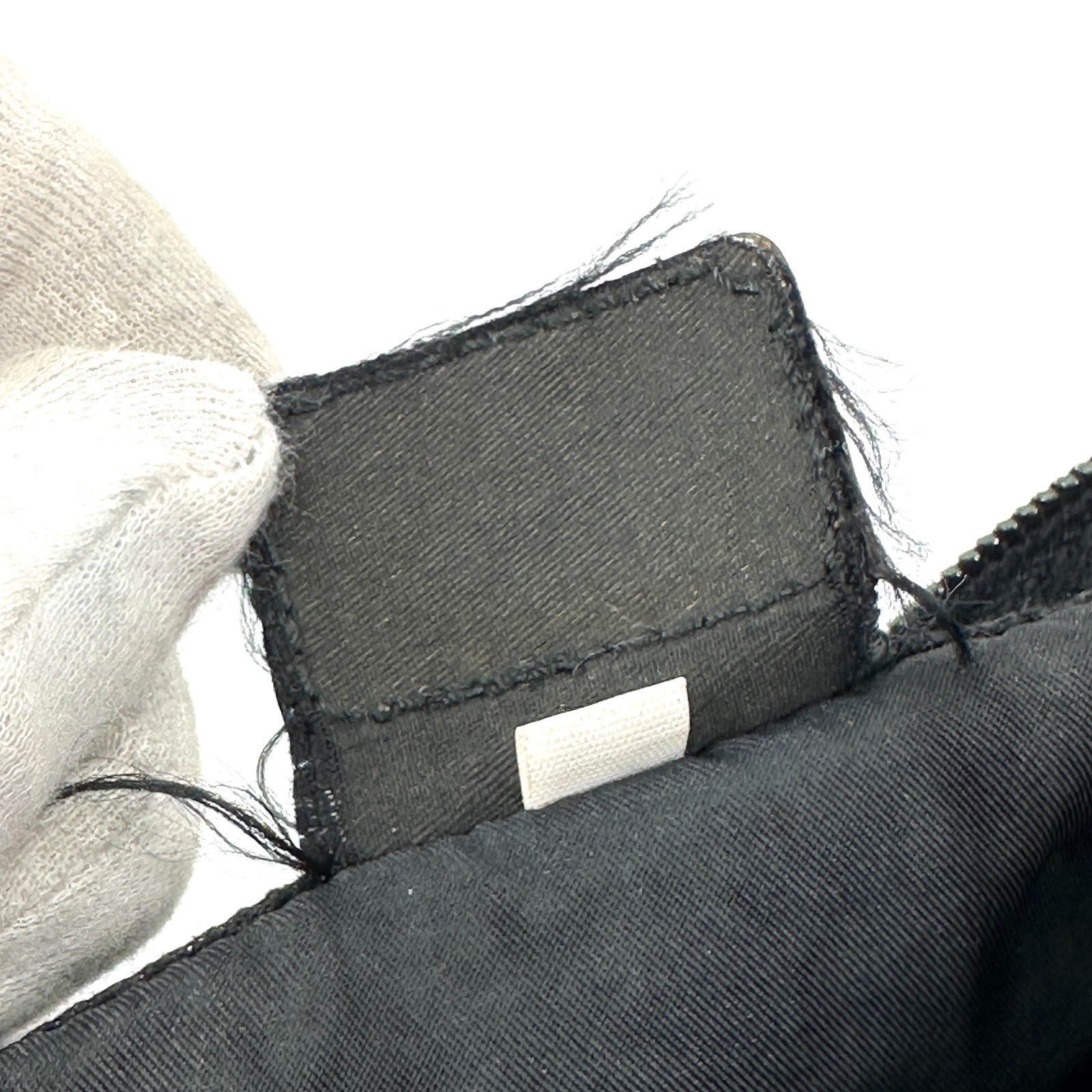 PRADA Cosmetic Pouch Nylon Black Authentic
