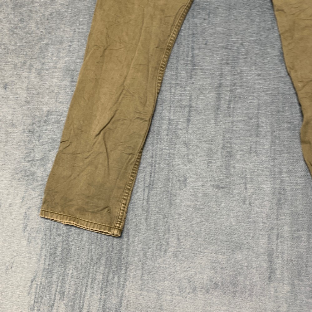 Levi’s 511 Jeans Men 36×32 Olive Green Denim Slim Fit Everyday Wear Straight Leg