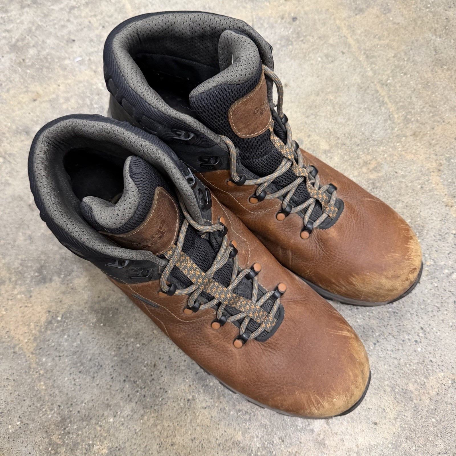 Georgia Boot Eagle Trail Alloy Toe Waterproof Hiker Work Boots Size 14 M