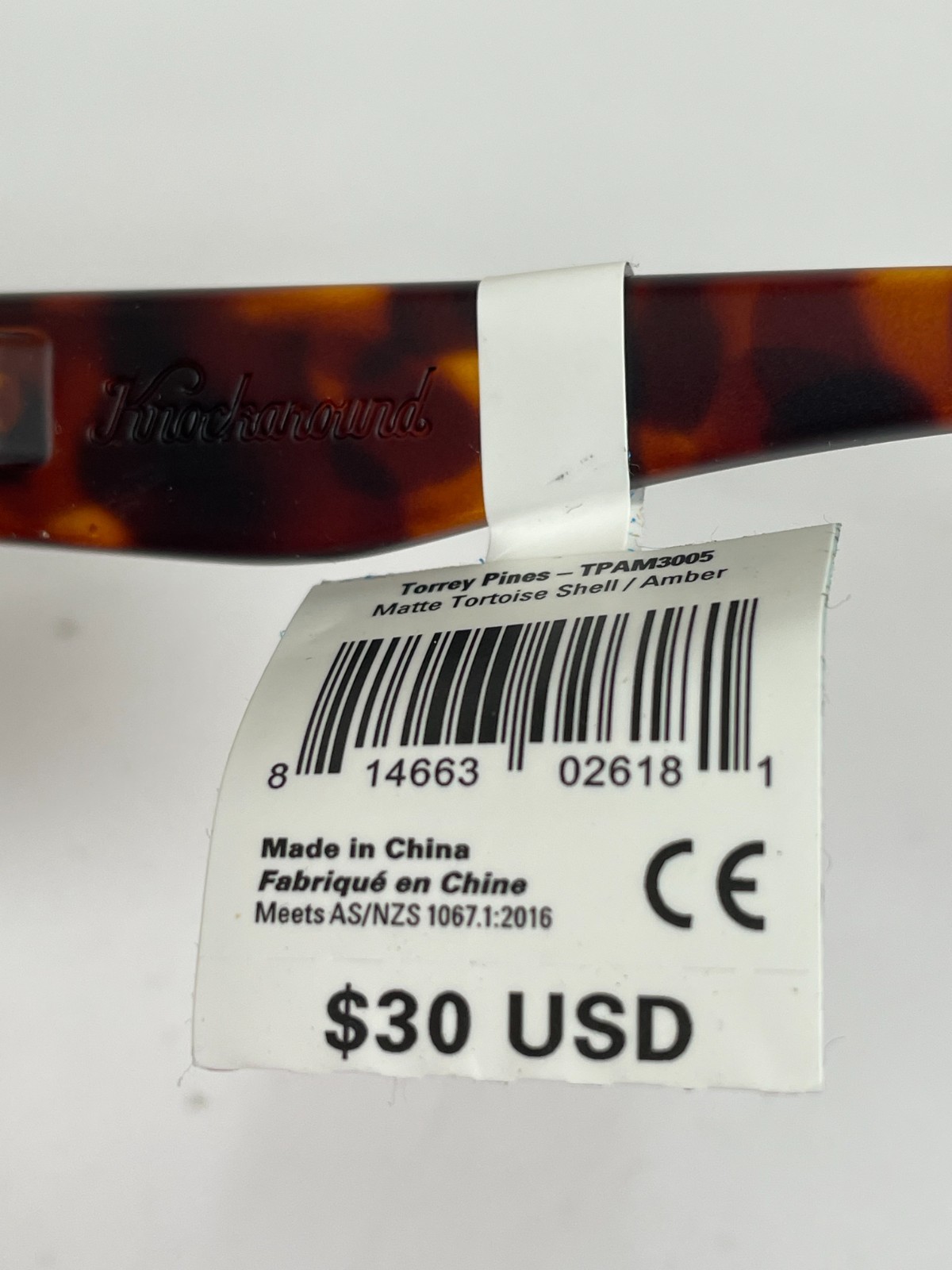Knockaround Torrey Pines Tortoiseshell Sunglasses Amber Lens
