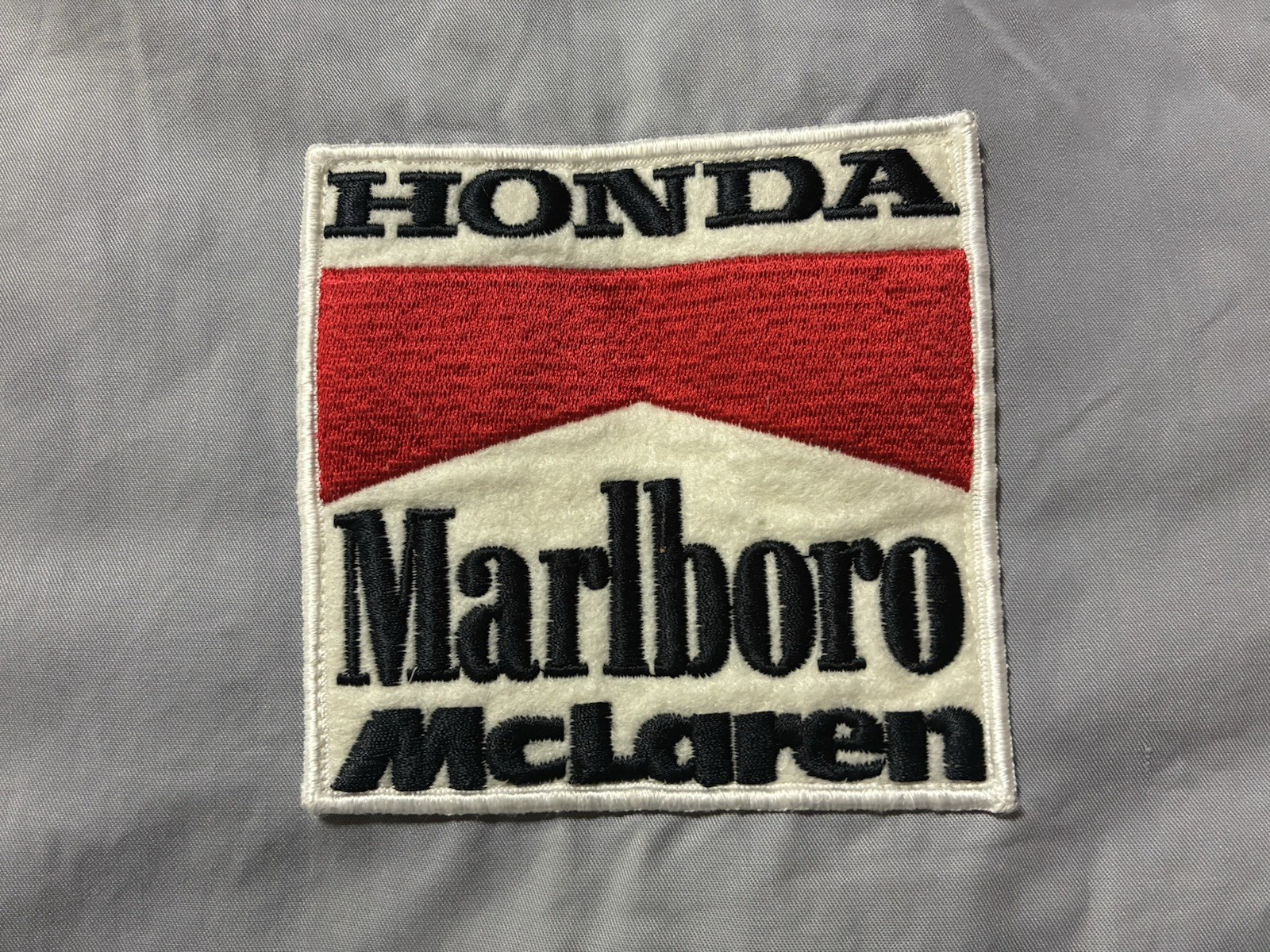 Marlboro McLaren Honda Formula 1 Racing Team Jacket Cotton Size LL Vintage 90s