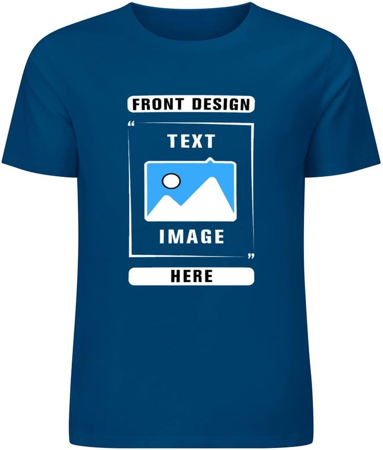 Custom T-Shirt, Add Your Own Text Image Photo,Customized Gift for Birthday
