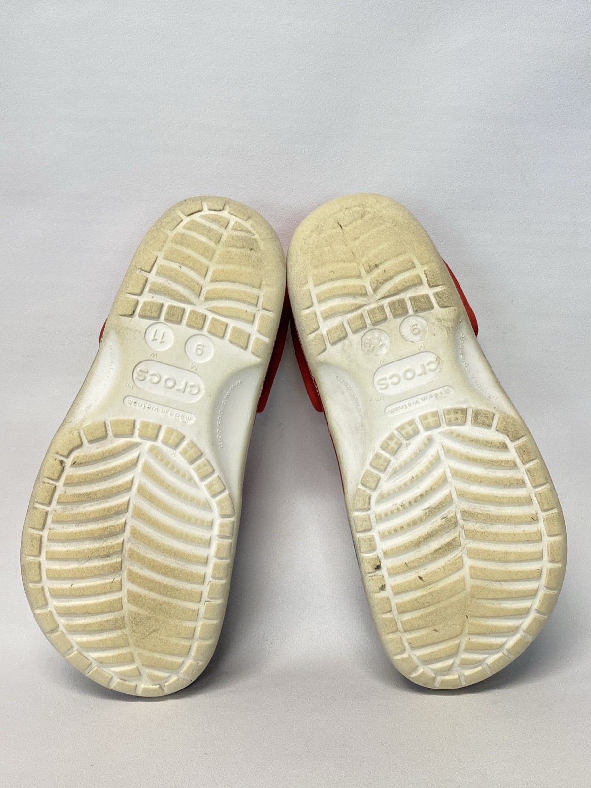 Crocs Texas Flag Lone Star State July 4 Red White Blue Size 11 W 9 M Clogs U2