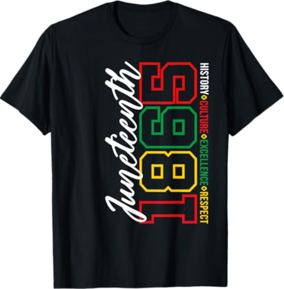 Juneteenth 1865 Shirts Women Men June 19th 1865 Freedom Day T-Shirt