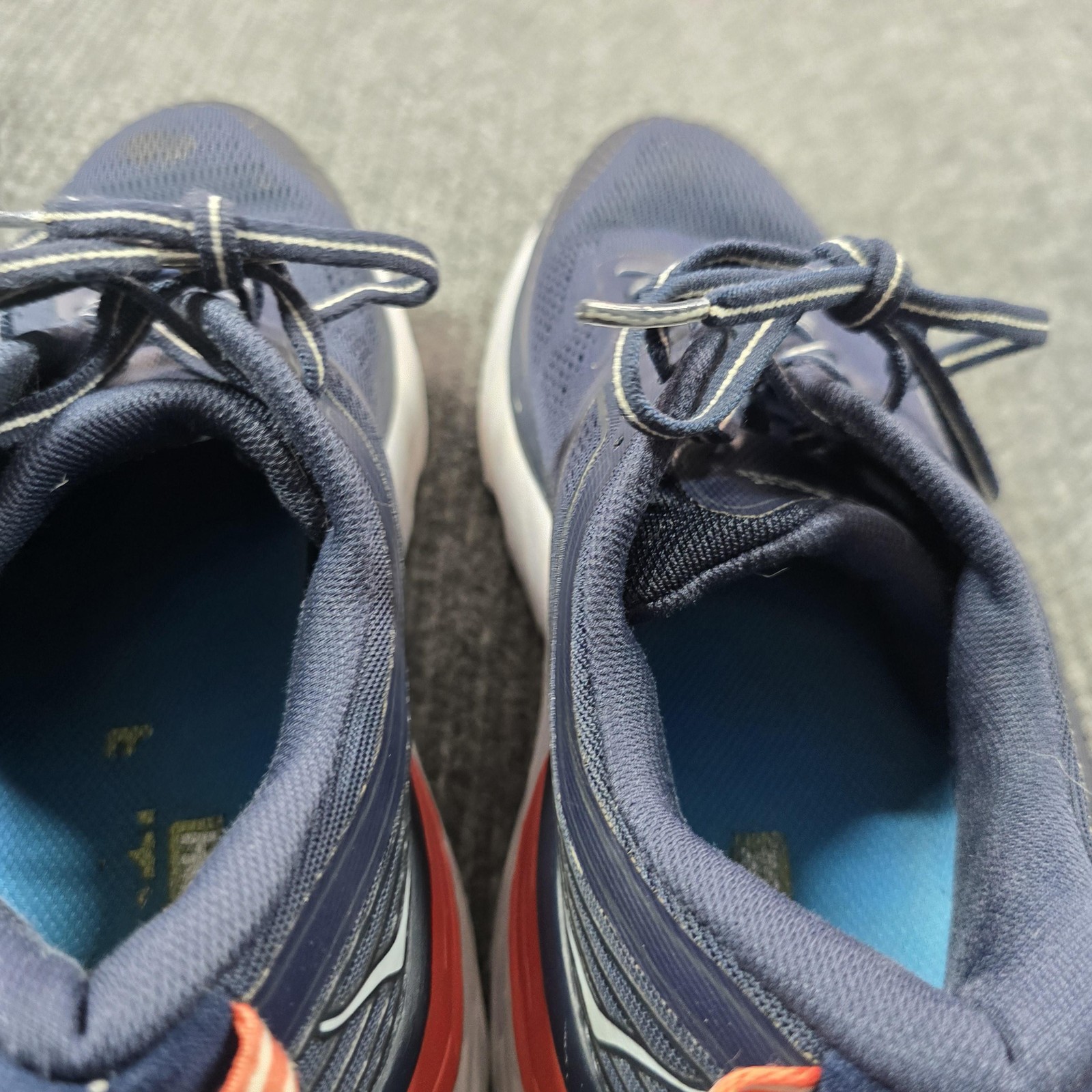 Hoka One One Bondi 7 Shoes Womens Size 10.5 Blue Running Cushioned 1110519 BIBBL