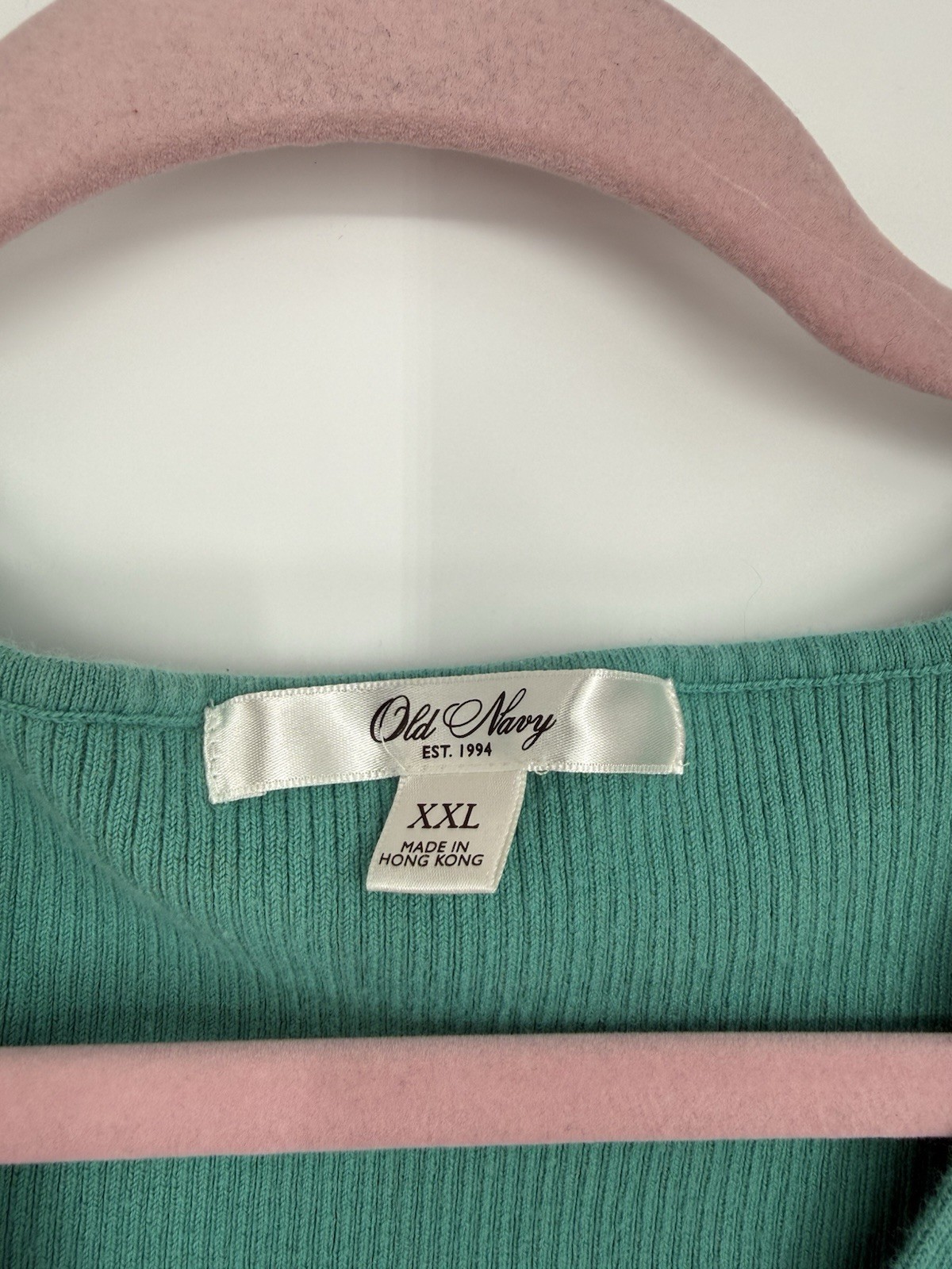 Old Navy Womens Teal Green Sweater Tank 2XL