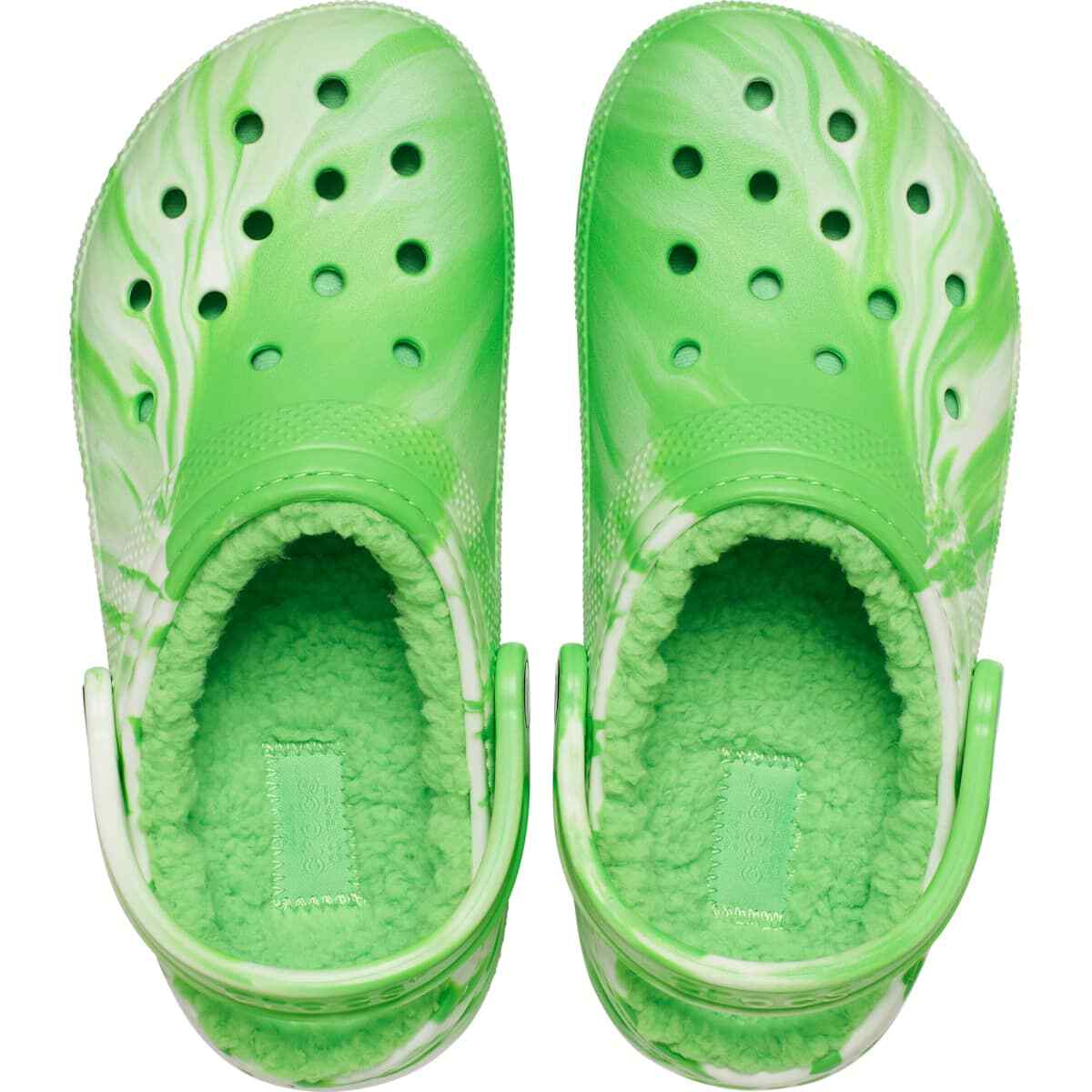 Crocs Classic Lined Glow-in-the-Dark Marbled Clog