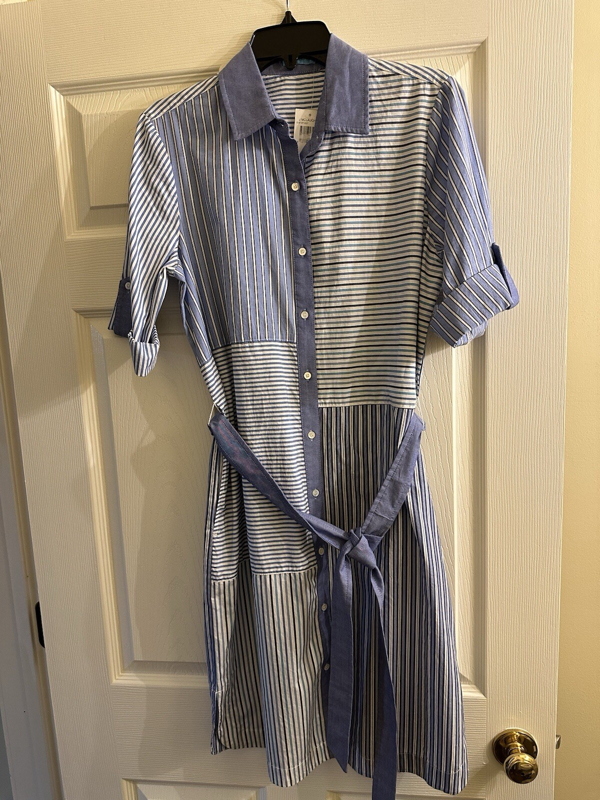 NWT J. McLaughlin Miranda Multi Belted Shirtdress Medium $228