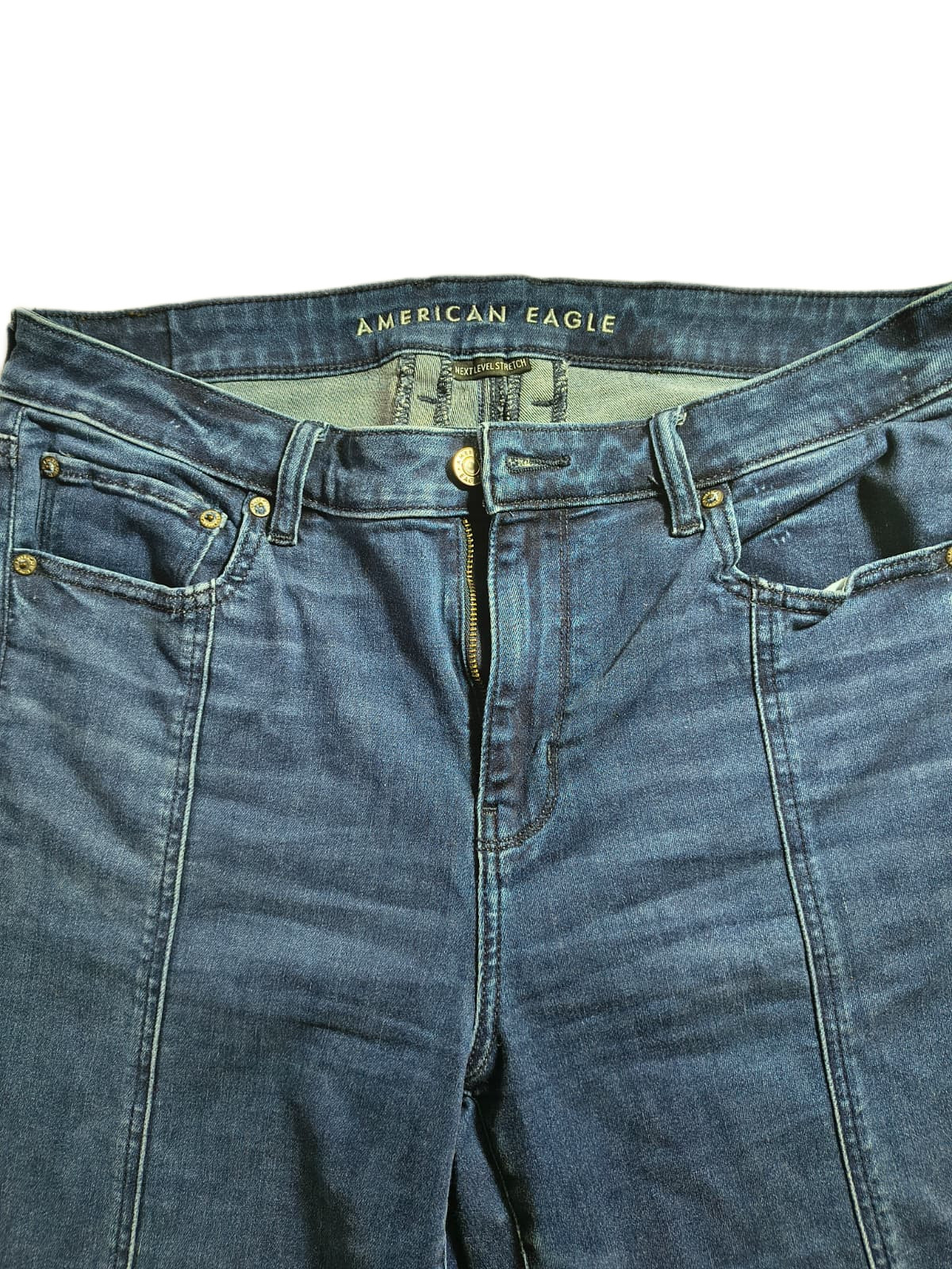 American Eagle Festival Flare Jeans Size 14 Regular Dark Wash JNF 15/06/26/A