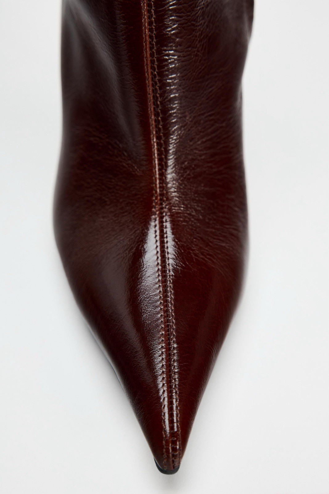 ZARA THIN HEEL LEATHER BOOTS 9US/40EU – 3003/410