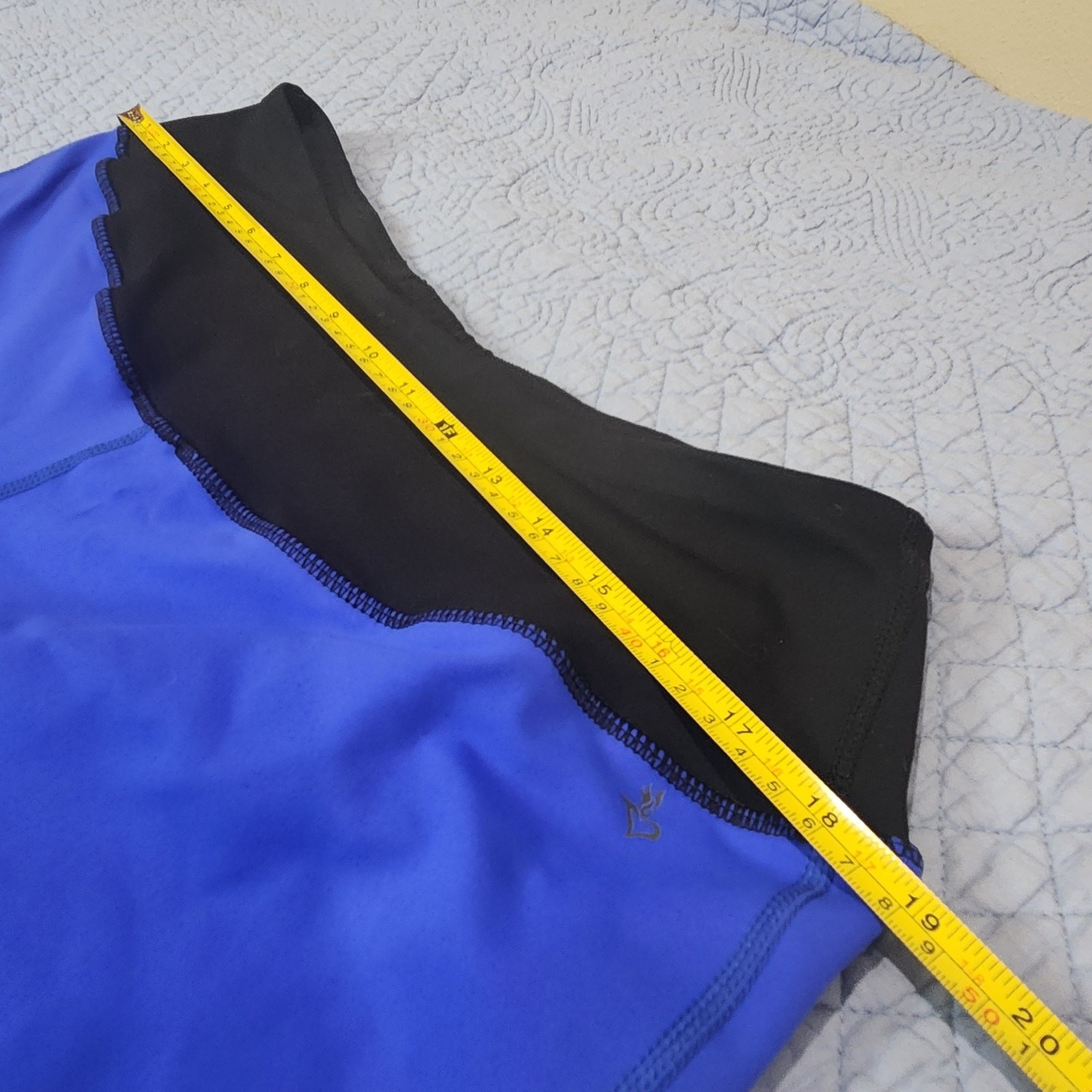 Torrid Blue Yoga Pants with Cross Strap Detail 2/2X