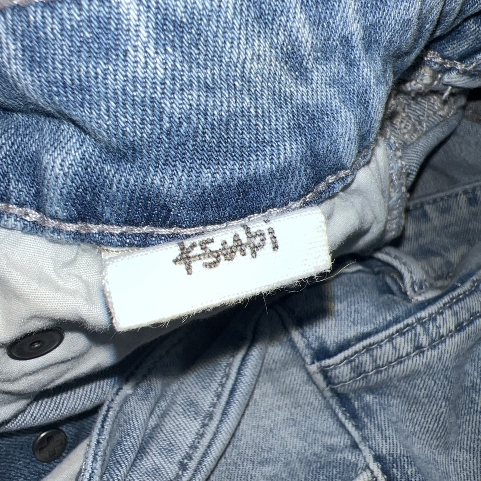 Ksubi Chitch Punk Blue Thrashed Men’s 32×32 Designer Jeans