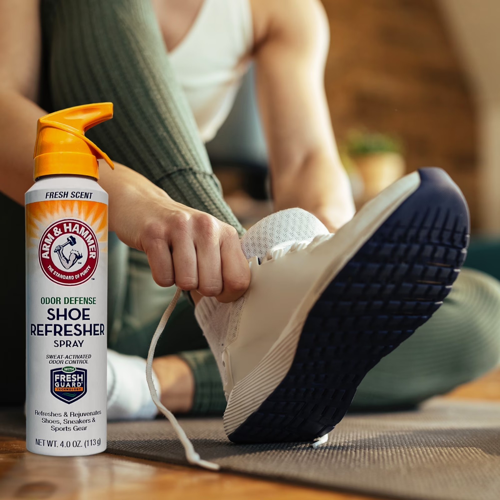 Arm & Hammer Odor Defense Shoe Refresher Spray, 4 oz ( 4 Pack )