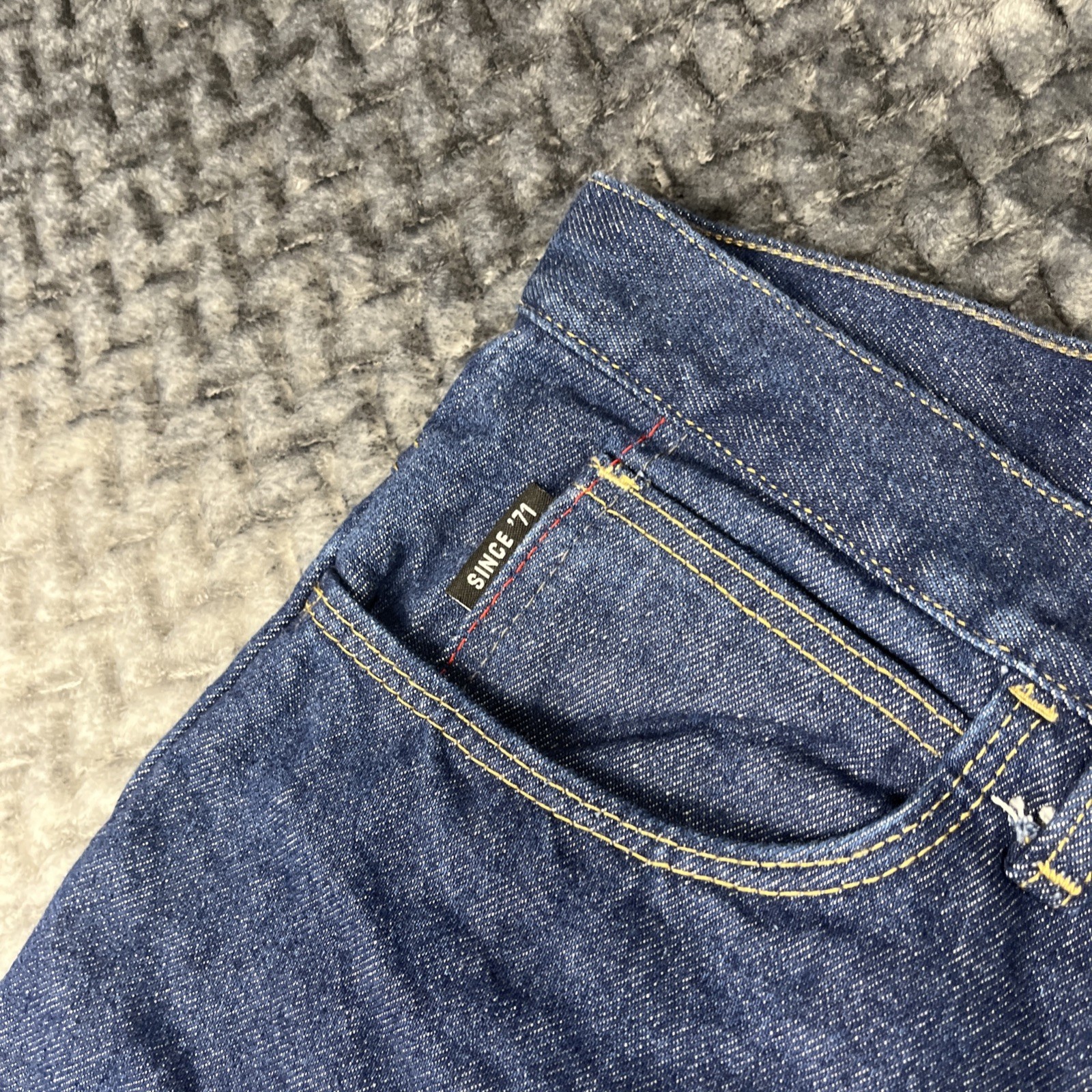 NWT Bulwark FR Flame Resistant Jeans Mens Size 34×34 Blue Straight (Tag 34x37U)