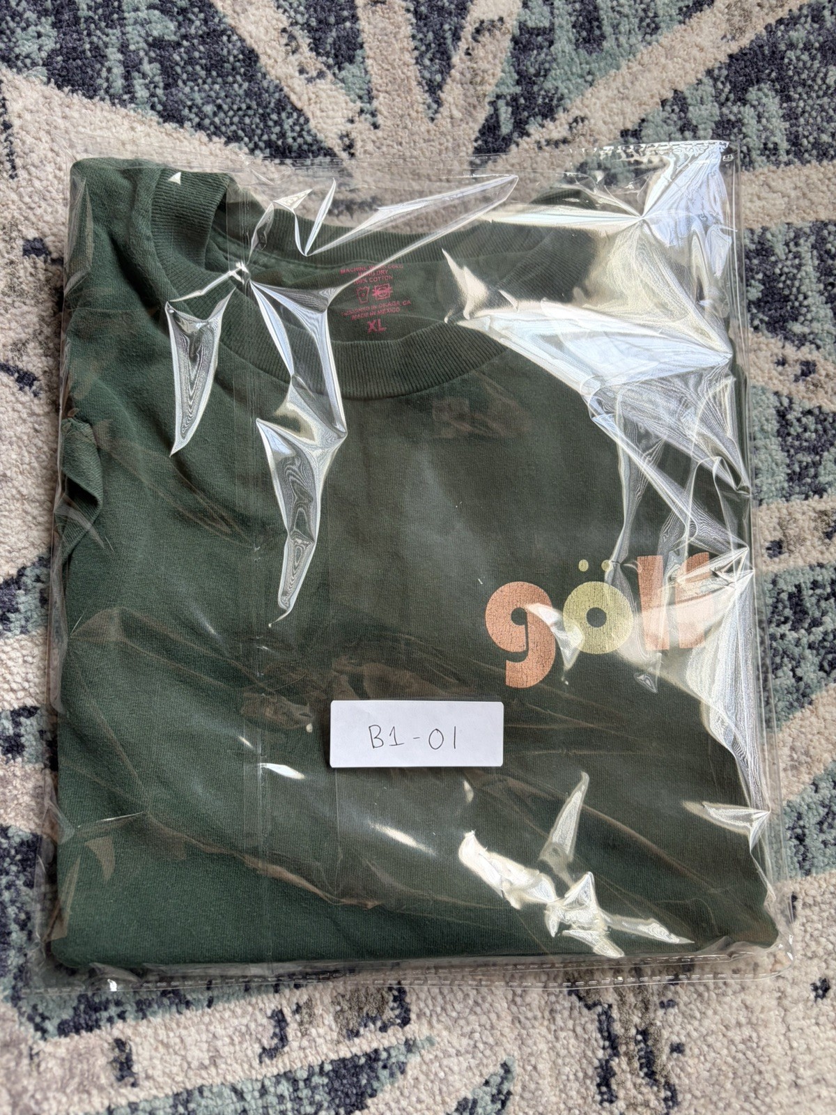 Golf Wang Tyler The Creator T-Shirt Mens XL Green Streetwear Logo Tee