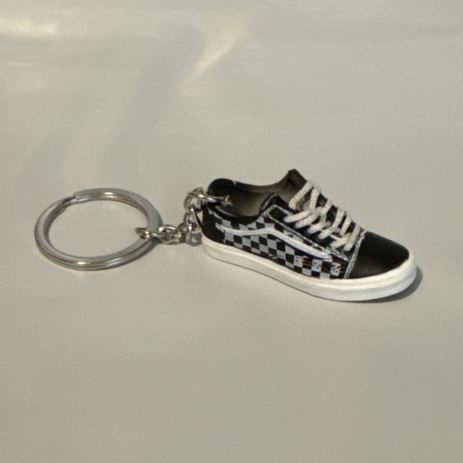 Mini Classic Skateboarding Shoe Keychain | Sk8 Low | Classic Low | Checkboard