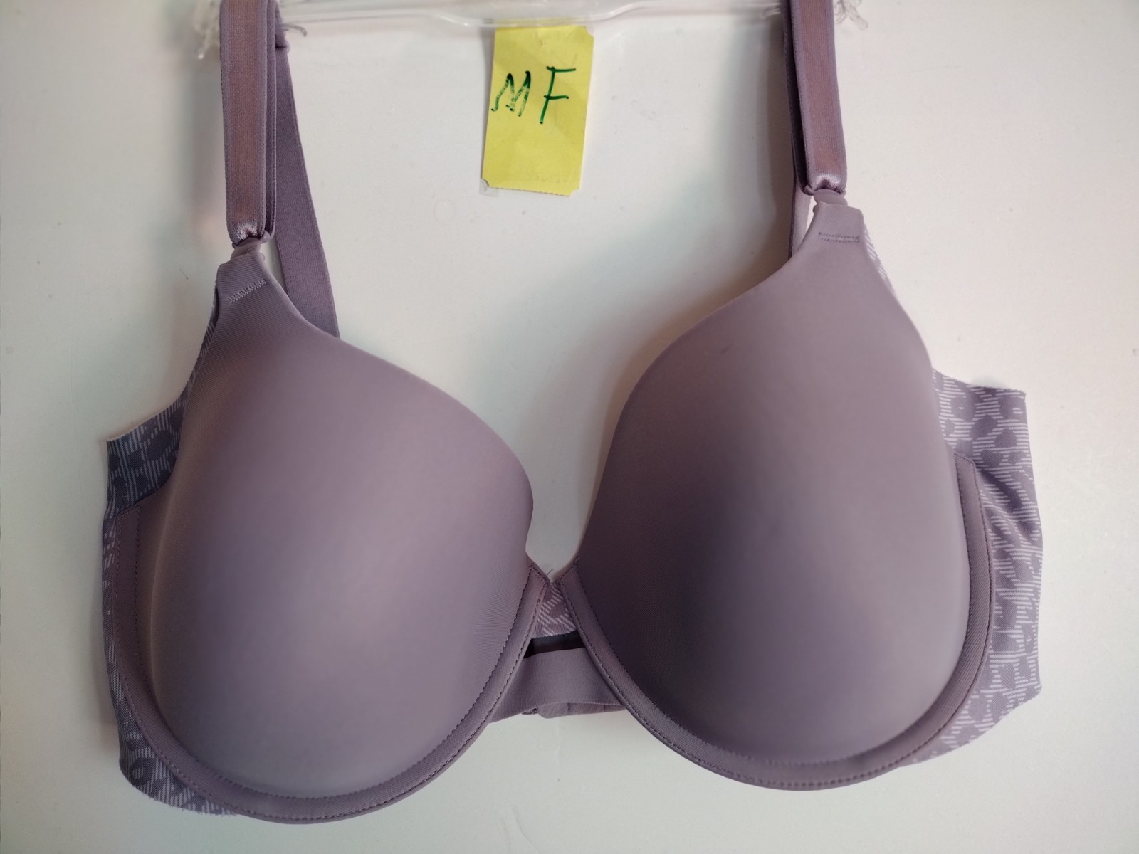 Warners Bra 36D MAUVE Full Coverage RB5781A No Side Effects Convertible Straps