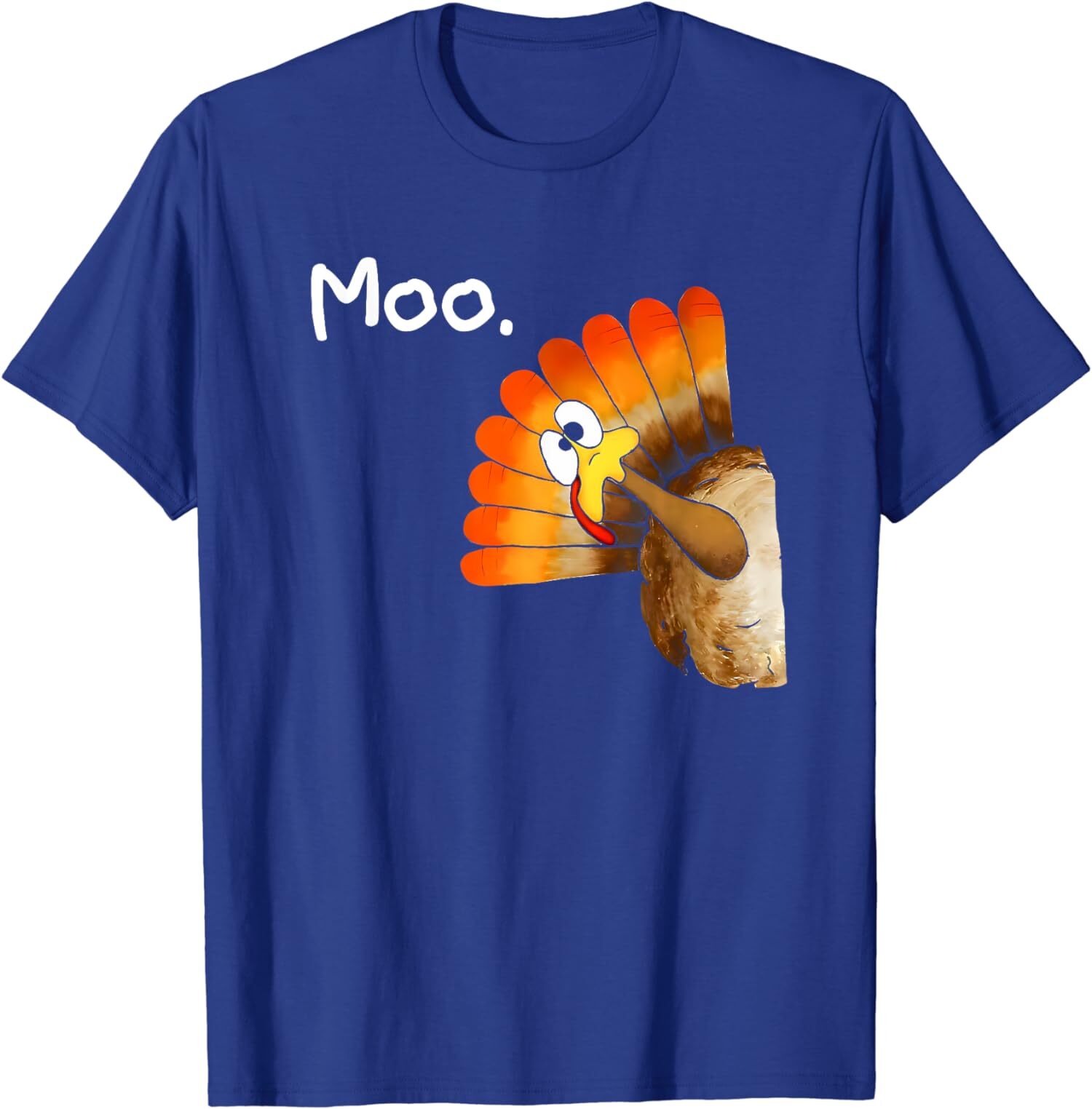 Funny Fun Thanksgiving Turkey Moo I’m A Cow Unisex T-Shirt