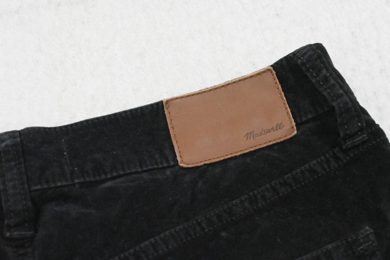 Madewell Velvet 9 Inch Mid Riser Skinny Skinny Pants Womens Sz 27 x 29
