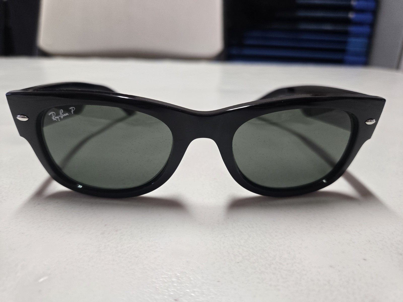Ray-Ban Mega Wayfarer 2 Black Polarized RB 0832s 901/58 52/21/145 New In Box