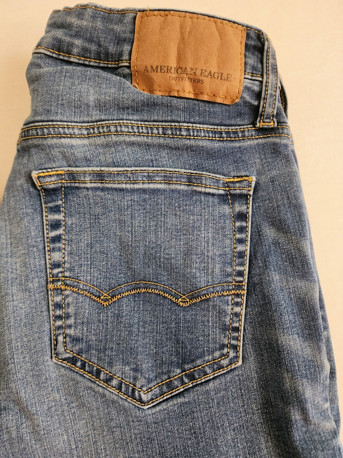 American Eagle Jeans Next Level Flex Slim Straight Medium Blue Size 31×32 Mens