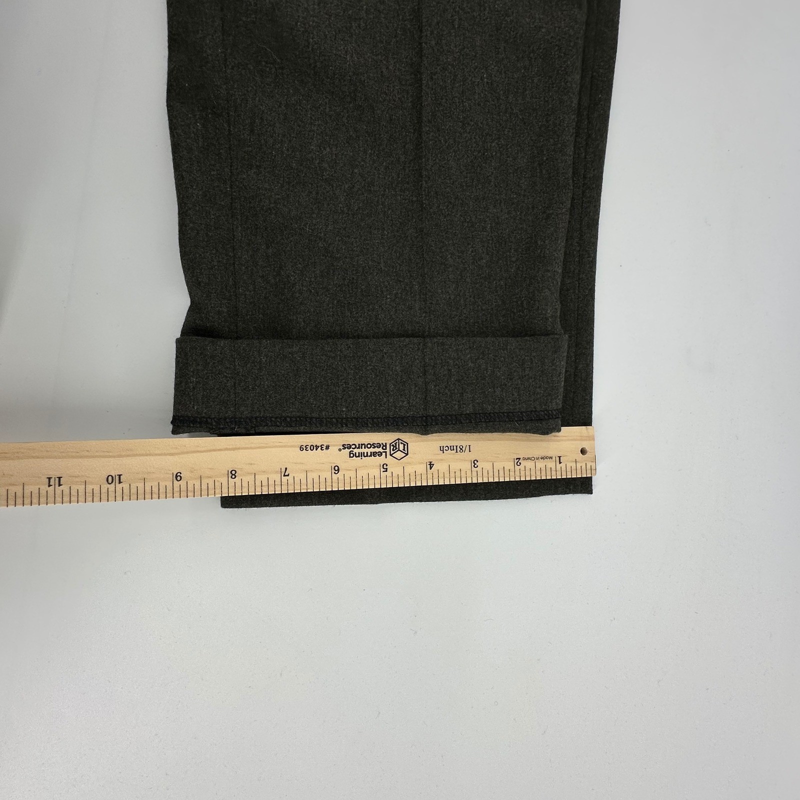 Indochino 2 Piece Suit Custom Size 48R Green Wool Formal Career 2Pc Pants 38×26