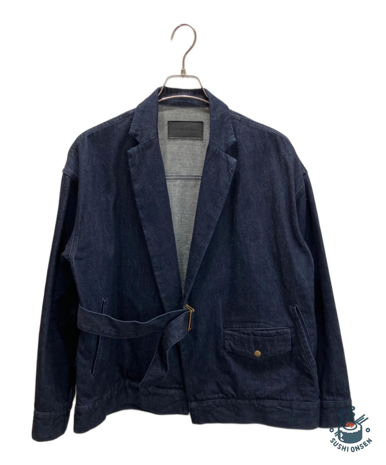 CULLNI TIELOCKEN JACKET Denim Tielocken Jacket Size: 1 Indigo Men JDCLJK1002