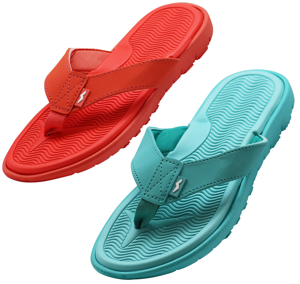 NORTY Women’s Thong Flip Flop Sandals – Casual for Beach, Pool, Shower