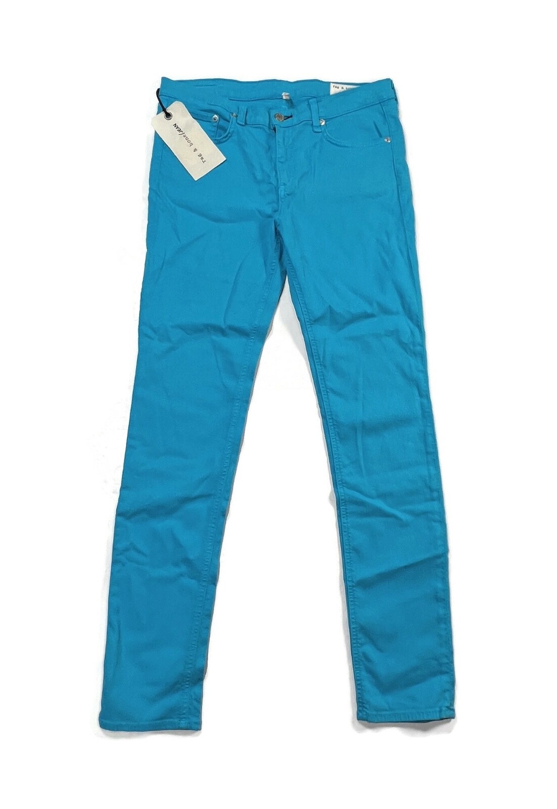 Rag & Bone Skinny Jeans Womens 31 NWT Bluebird Blue 29″ Inseam