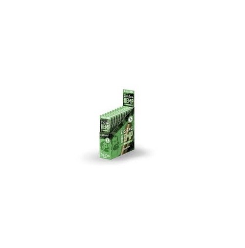 ZIG-ZAG Natural Hemp Wrap, 25 Pouches of 2 Wraps, 50ct/Display