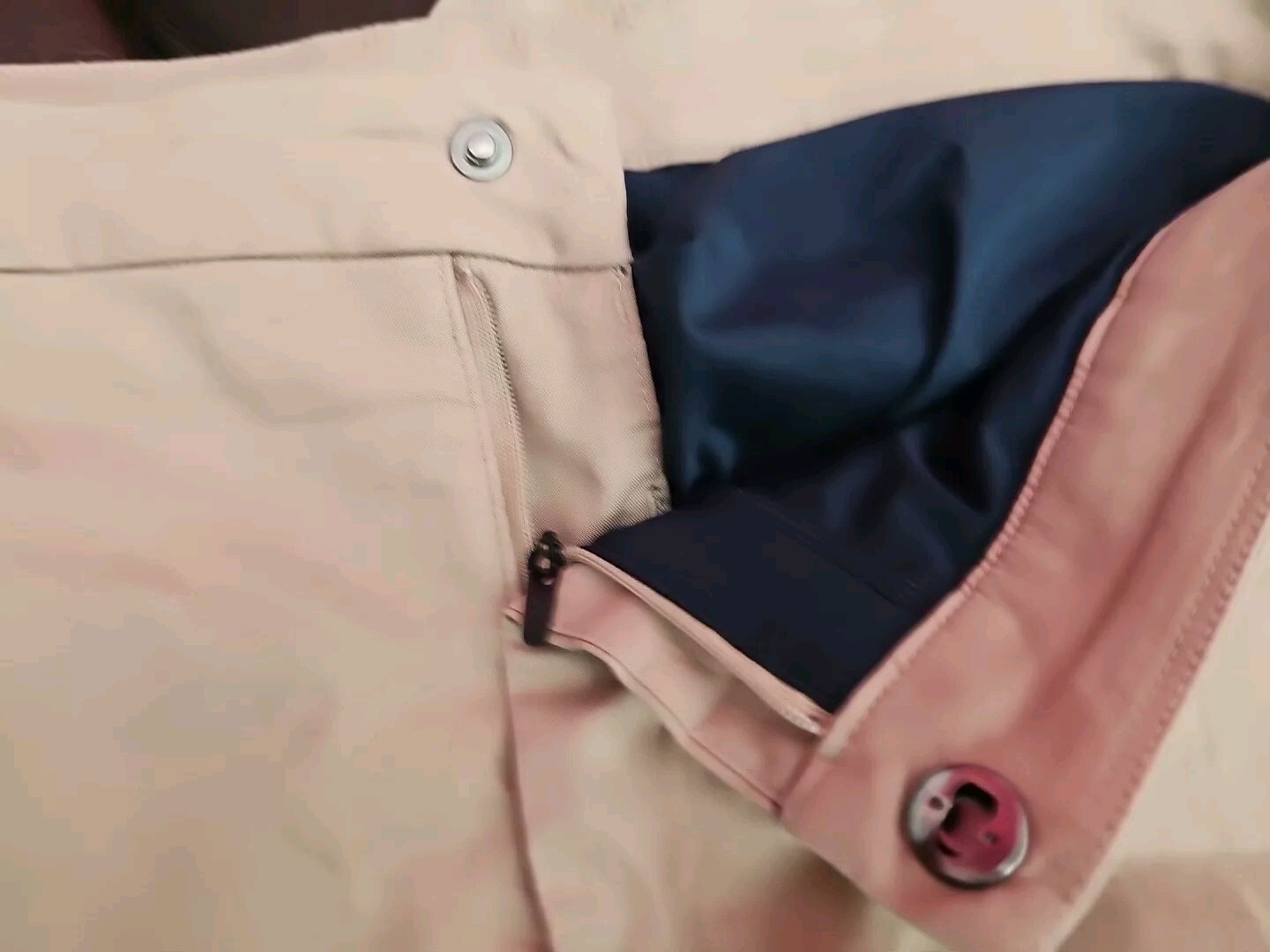 Bird Dogs Mens Chino Pants 32 X 34 LINED Khaki Cotton Nylon Elastane 8478