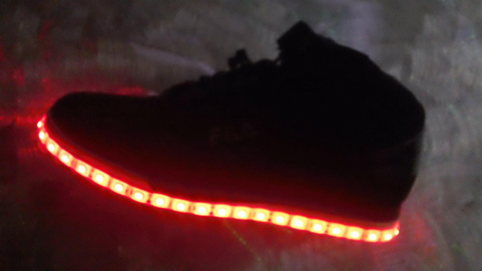 LED Shoe KIT — light up YOUR shoes — kit fits NIKE size 7 8 9 10 11 12 13 14