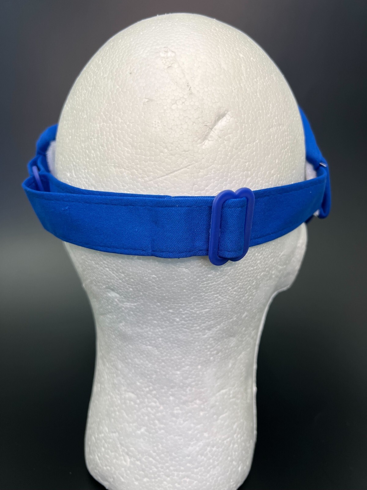 Poly VISOR Foam Polyester Terry Cloth Lining w/ Adjustable Strap Plastic Buckle