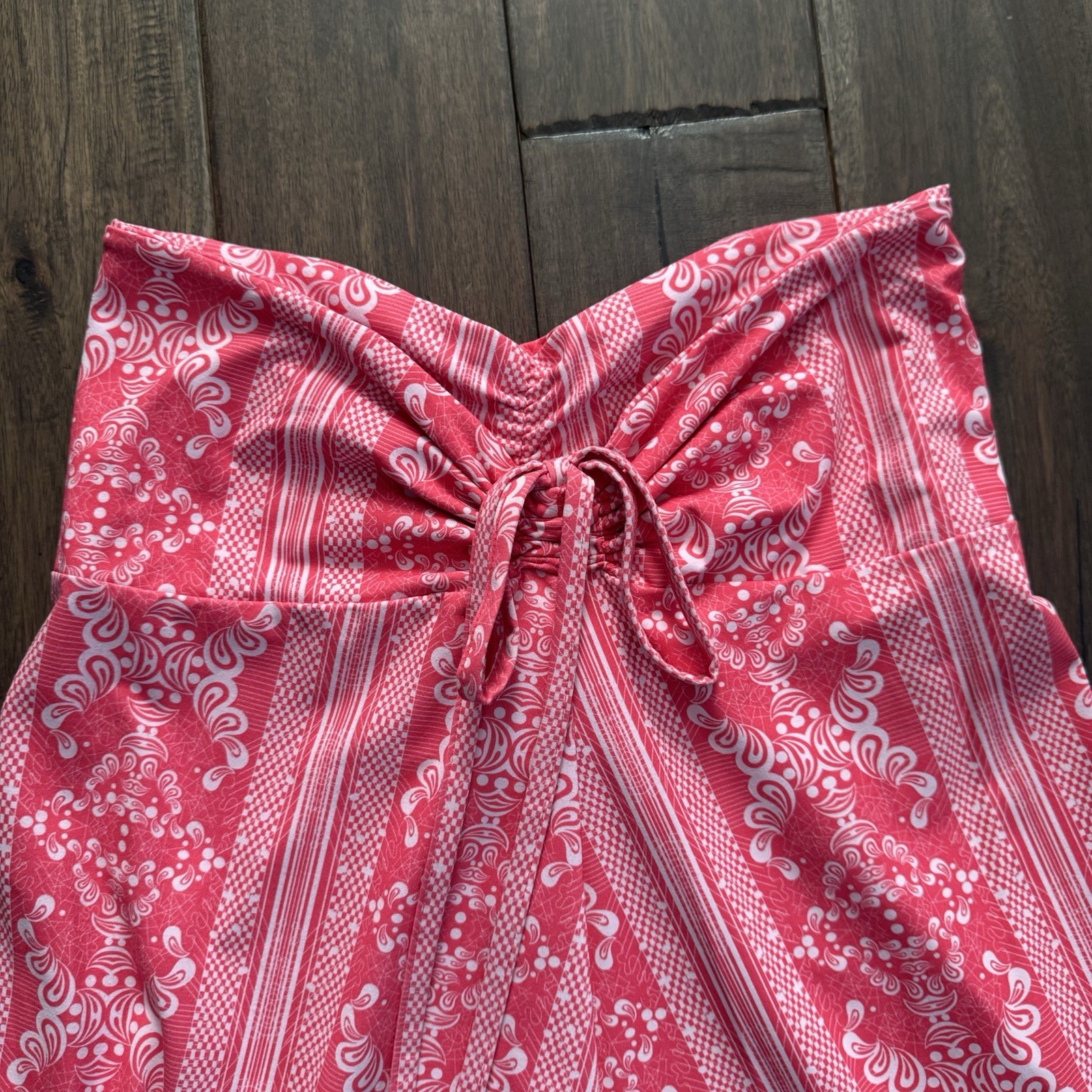 Freedom Trail by Kyodan Bright Pink 2-In-1 Convertible Hi Low Skirt Dress S