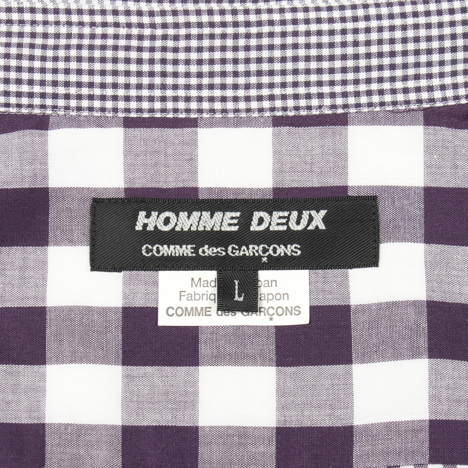 COMME des GARCONS HOMME DEUX Cotton Long Sleeve Top – DUTY FREE