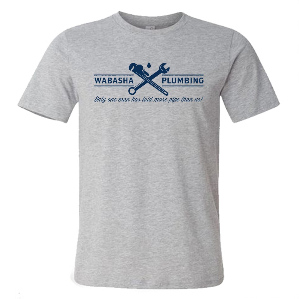 Wabasha Plumbing Frumpy Old Men Men’s Grey Size S to 5XL
