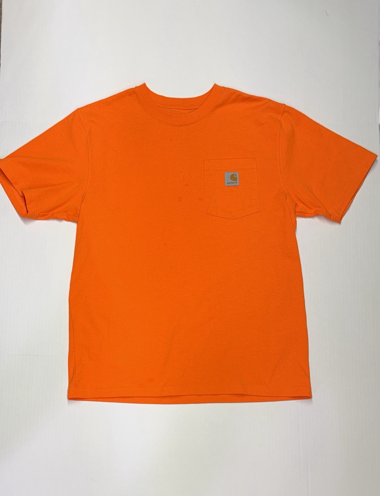 Carhartt Men’s Medium Loose Fit Heavyweight Pocket T-Shirt Bright Orange K87-M