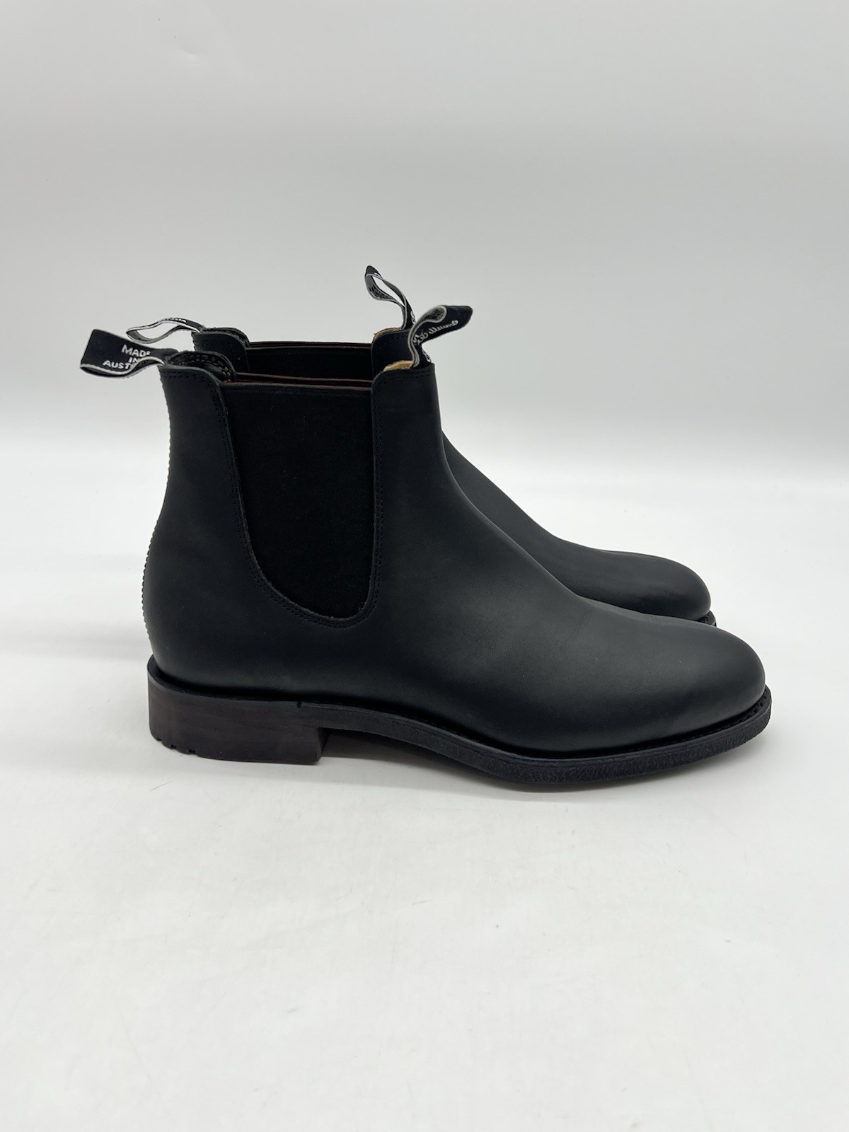 R.M Williams Gardner Men UK Sz 10.5 Sz US 11.5 Black Leather Chelsea Boots Shoes