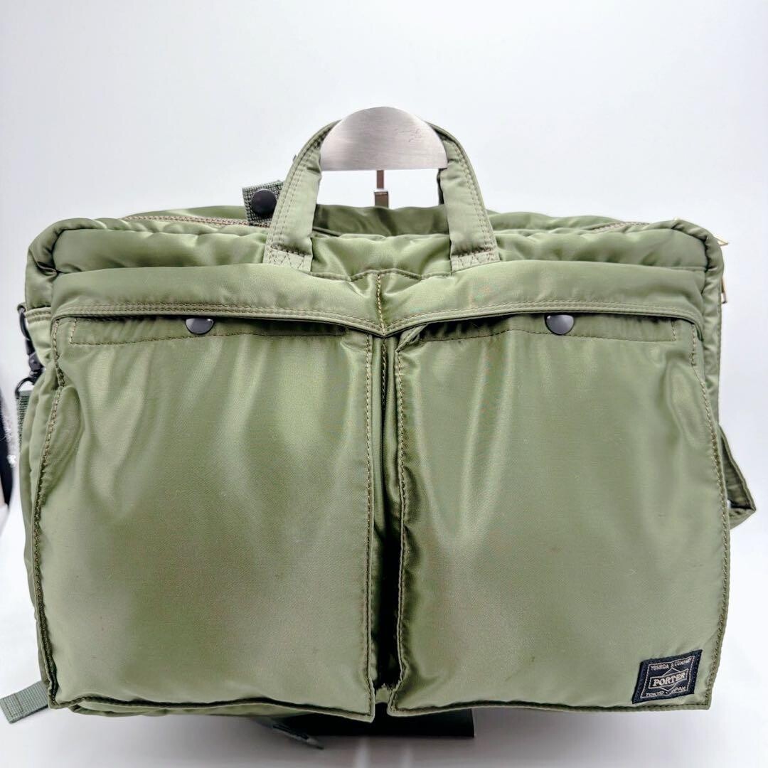 PORTER 3way Briefcase Backpack Shoulder Bag Tanker Nylon Authentic From Japan