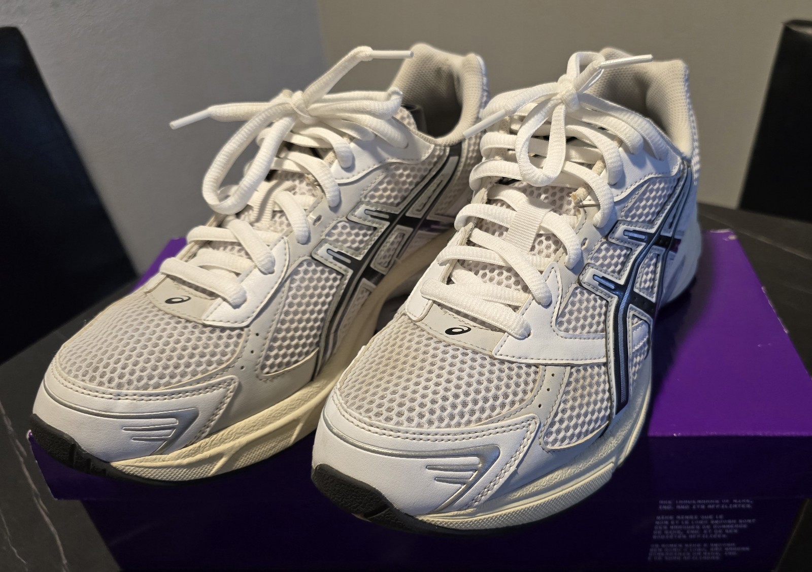 Size 9.5 – ASICS Gel 1130 White Cloud Grey