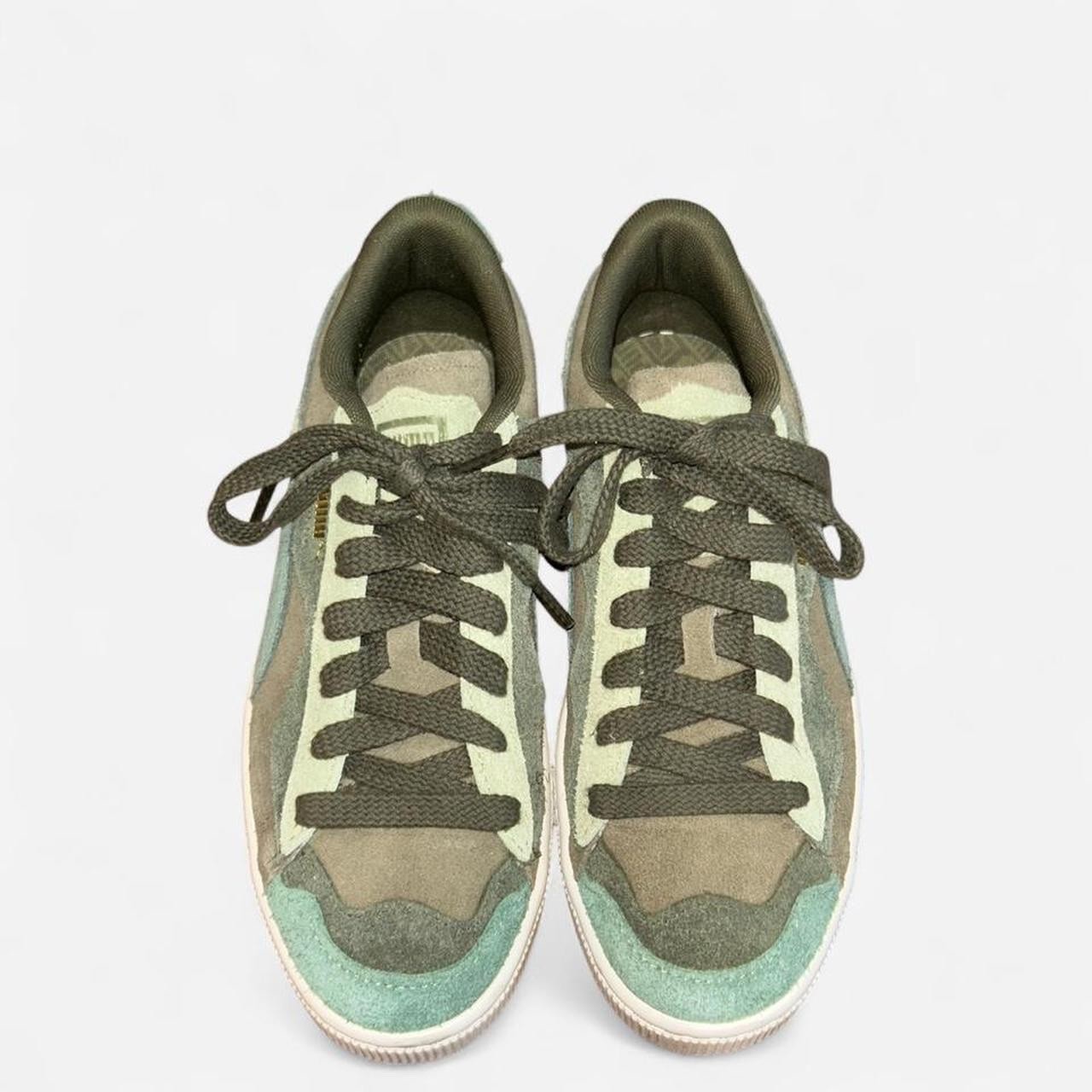Puma Suede Green Sneakers