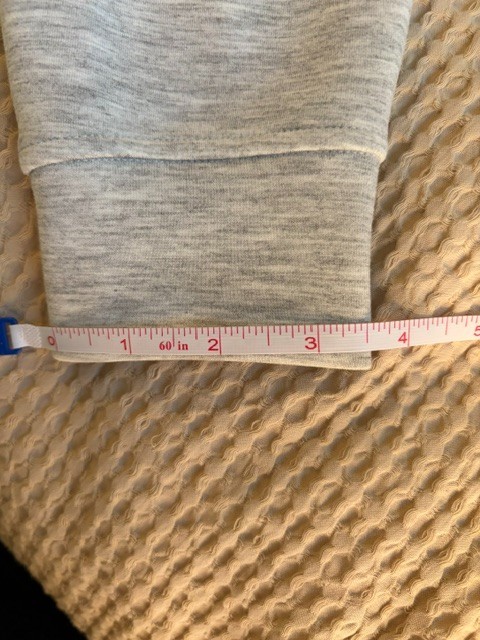 Lululemon Pullover Hoodie Mens XS Fits Like S Heathered Light Gray Spacer Knit.