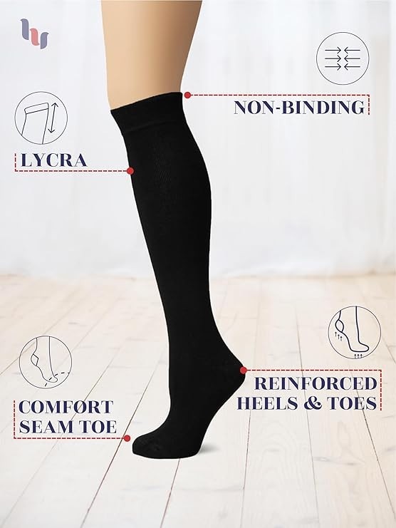 Silky Soft Premium Bamboo Everyday Use Business Socks, 3 Pairs, by Hugh Ugoli